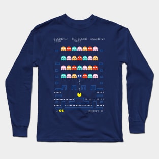 Pacman Space Invaders's Long Sleeve T-Shirt